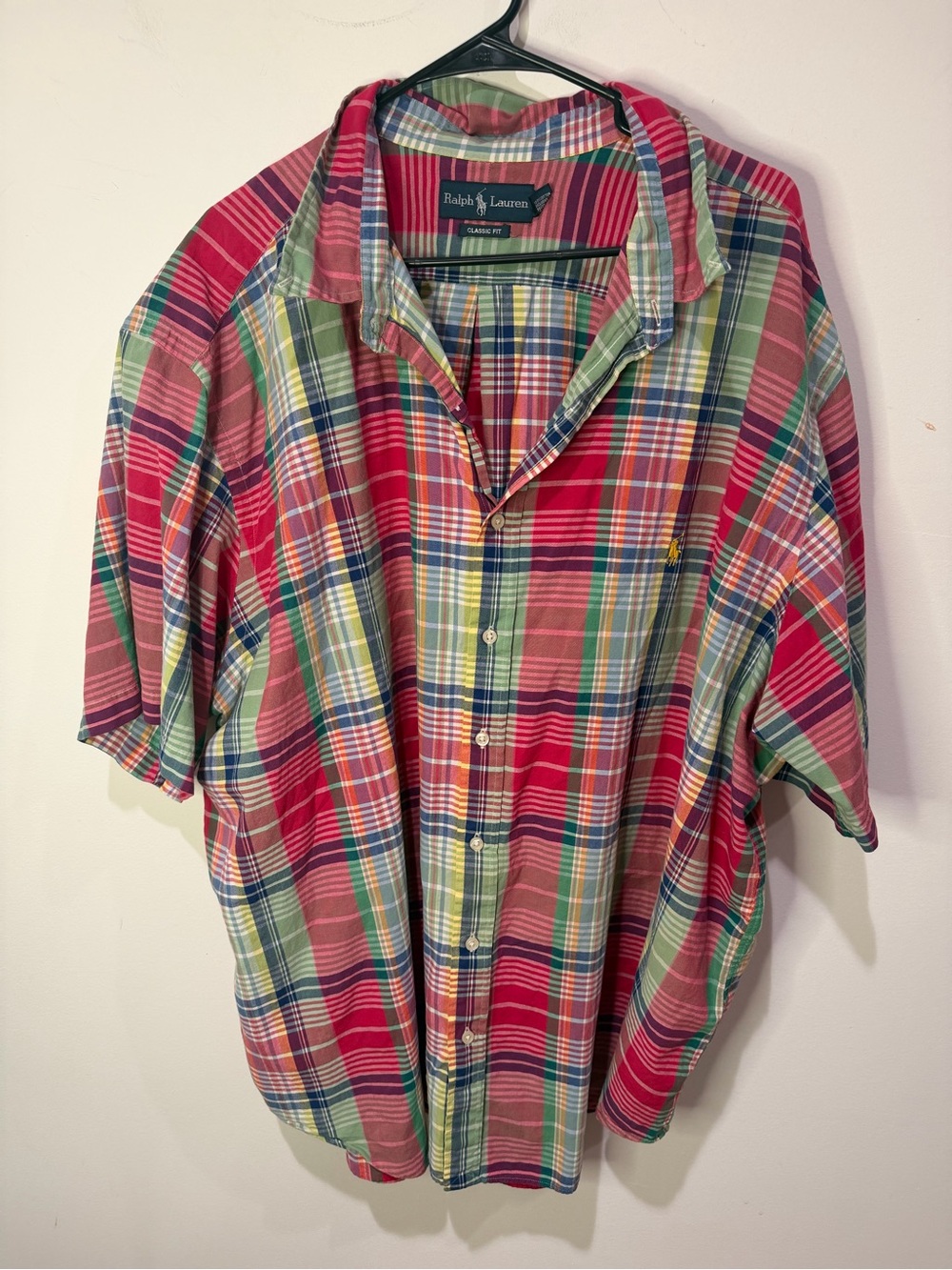 Ralph Lauren Men’s Multi-Color Plaid Button-Down Shirt